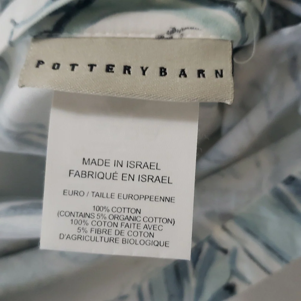 Pottery Barn Joli Paisley Euro Sham